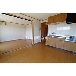 ソアニエIII 302 3階2DKのリビング/ダイニング