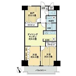 ライオンズマンション板橋 4階2SDKの間取り