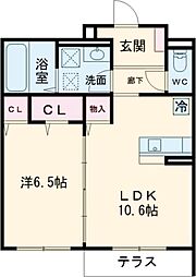 間取図画像 1LDK