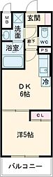 間取図画像 1DK