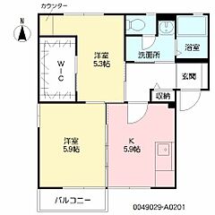 物件の間取り