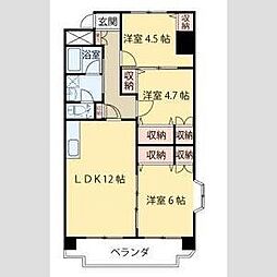 間取図画像 3LDK