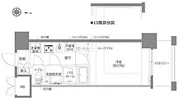 ＡＥＬＬ亀有 3階1Kの間取り