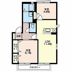 物件の間取り