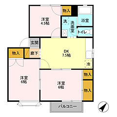 物件の間取り