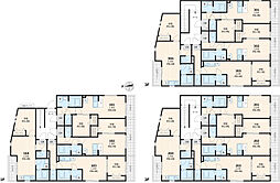 Ｐａｒｋｌｅｔ・高坂 2階1LDKの間取り