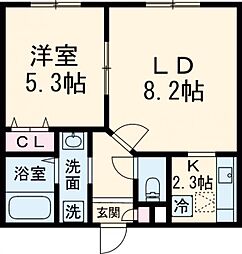 しののめムトウ 3階1LDKの間取り