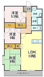 間取図画像 3LDK