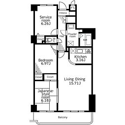 エル・パラドール 1階3LDKの間取り