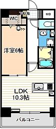 ビアンコネロ 4階1LDKの間取り