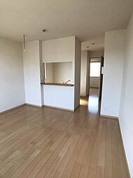 バサラハイツII　B棟 101 1階2LDKのリビング/ダイニング