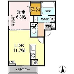 間取図画像 1LDK