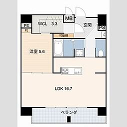(仮称)豊田駅前新築ビル 1LDKの間取図画像