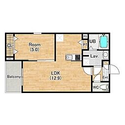 間取図画像 1LDK