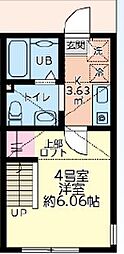 間取図画像 1K