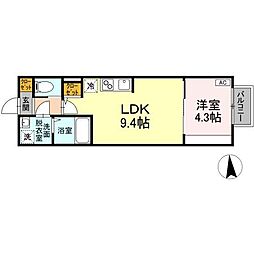 間取図画像 1LDK