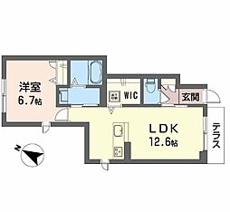 間取図画像 1LDK