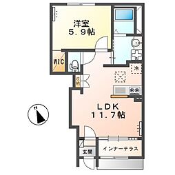 間取図画像 1LDK