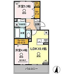 物件の間取り