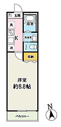 間取図画像 1K