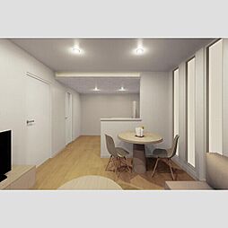 モナベルI 205 1階ワンルームのリビング/ダイニング