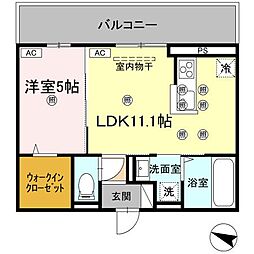 間取図画像 1LDK