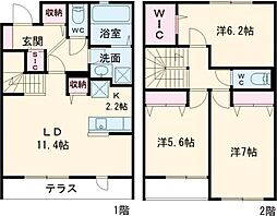 間取図画像 3LDK