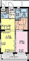 間取図画像 1LDK