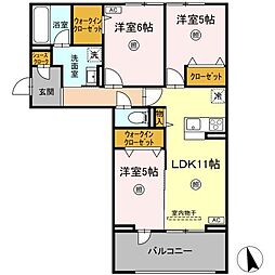 間取図画像 3LDK