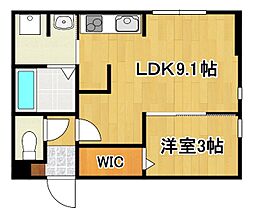 間取図画像 1LDK