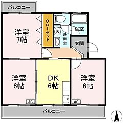 物件の間取り