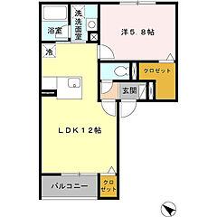 物件の間取り