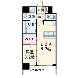 ミラージュパレス大阪ドームProsper 1LDKの間取図画像