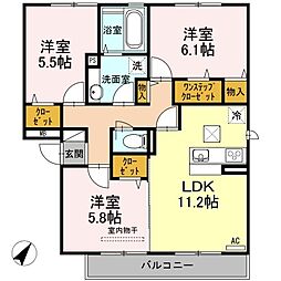 間取図画像 3LDK