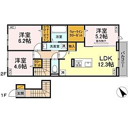 yamaju 3LDKの間取図画像
