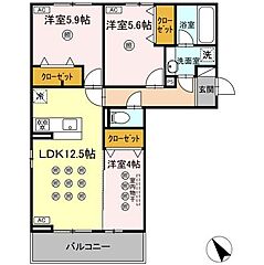 物件の間取り