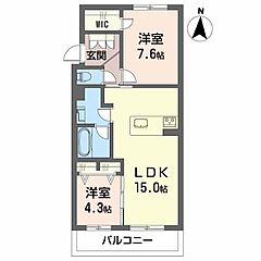 物件の間取り
