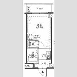 レナジア大東 1Kの間取図画像