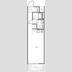 藤和シティスクエア練馬 1Kの間取図画像