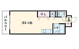 MRRくまもと ワンルームの間取図画像