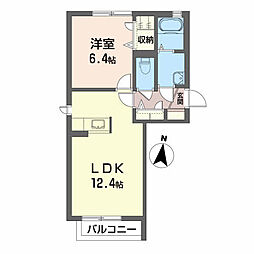 佑寿2 1LDKの間取図画像