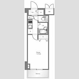 ガラ・ステージ森下 1Kの間取図画像