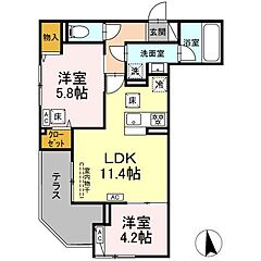 物件の間取り