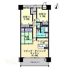 物件の間取り