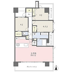 グランフォセット郡山堤下 3LDKの間取図画像