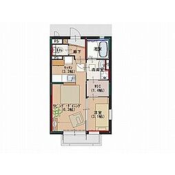 K&MテクノG 1SKの間取図画像