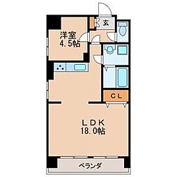 愛協ビル 2LDKの間取図画像