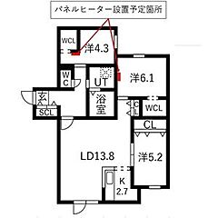 物件の間取り