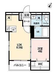 robot home 井尻4 1LDKの間取図画像