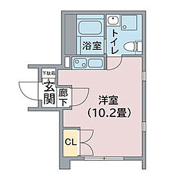 アーバン栄 1DKの間取図画像